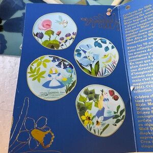 Disney Alice in wonderland plate set